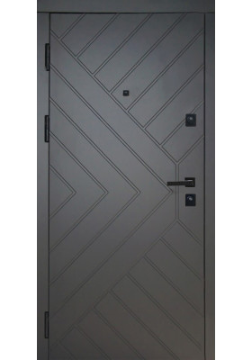 Купить Входные двери - Входная дверь Hygge Apart 120 Diagonal антрацит/белый супермат в Одессе Входная дверь Hygge Apart 120 Diagonal антрацит/белый супермат