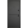 Входная дверь Hygge Cottage Black Line Ral 7121/белый мат