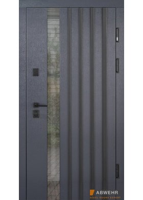Входная дверь Abwehr Termix Avenue 537 антрацит/белый мат