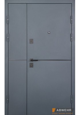 Купить Входные двери - Входная дверь Abwehr Defender Solid 1200 RAL 7021T/антрацит в Одессе Входная дверь Abwehr Defender Solid 1200 RAL 7021T/антрацит