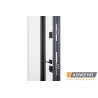 Вхідні двері Abwehr Defender модель 506 Nordi Glass 1200 RAL 7021T/білий мат