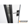 Вхідні двері Abwehr Defender модель 506 Nordi Glass 1200 RAL 7021T/білий мат
