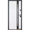 Входная дверь Abwehr Defender модель 506 Nordi Glass RAL 7021T/белый мат