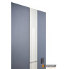 Входная дверь Abwehr Defender модель 506 Nordi Glass RAL 7021T/белый мат
