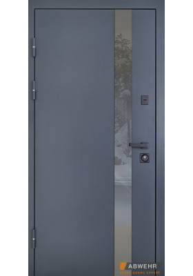 Купить Входные двери - Входная дверь Abwehr Defender 506 Nordi Glass RAL 7021T/белый мат в Одессе Входная дверь Abwehr Defender 506 Nordi Glass RAL 7021T/белый мат