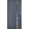 Входная дверь Abwehr Defender 506 Nordi Glass RAL 7021T/белый мат