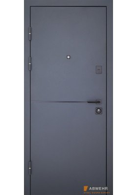 Купить Вхідні двері - Вхідні двері Abwehr Defender Solid RAL 7021T/антрацит в Одессе Вхідні двері Abwehr Defender Solid RAL 7021T/антрацит