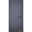 Вхідні двері Abwehr Defender Solid RAL 7021T/антрацит