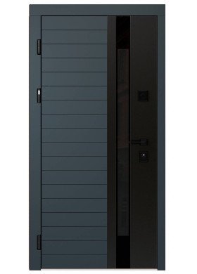 Вхідні двері Rodos F162 Ral 7016/білий мат