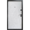 Вхідні двері Qdoors Преміум Комбі-АК/Гладь оксид темний/бетон сніжний