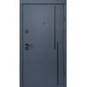 Вхідні двері Qdoors Ультра Крос-АК антрацит/біла шагрень