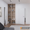 Приховані двері Smart Invisible INSIDE грунтовані під фарбування (з алюмінієвим обкладом)