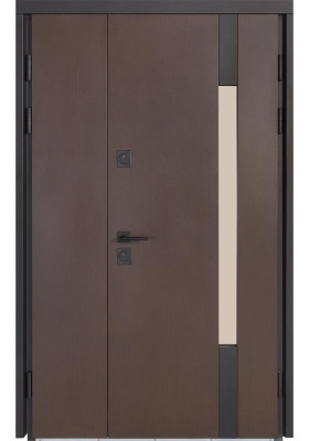 Входная дверь Булат Teрмo House 705/431 двустворчатая (стеклопакет)