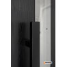 Вхідні двері Abwehr Termix Carat 536 BLACK WOOD/білий мат