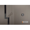 Вхідні двері Abwehr City Violetta 580 бронзова шагрень/кашемір супермат