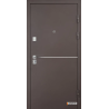 Входная дверь Abwehr Defender модель Solid RAL 8019T/венге