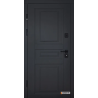 Вхідні двері Abwehr Bionica Combo Scandi 498 RAL 7016/білий мат