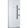 Вхідні двері Abwehr Defender Pulse 591 RAL 7021T/білий мат