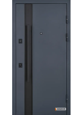Входная дверь Abwehr Defender Pulse 591 RAL 7021T/белый мат Входная дверь Abwehr Defender Pulse 591 RAL 7021T/белый мат