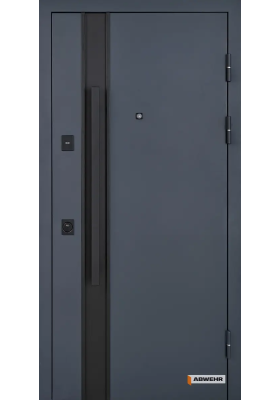 Входная дверь Abwehr Defender Pulse 591 RAL 7021T/белый мат
