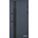 Входная дверь Abwehr Defender Pulse 591 RAL 7021T/белый мат