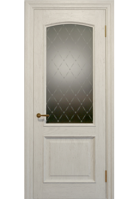 Межкомнатная дверь Status Doors Elegante Адажио слоновая кость со стеклом