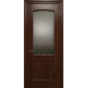 Межкомнатная дверь Status Doors Elegante Адажио бруно со стеклом