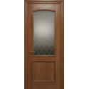 Межкомнатная дверь Status Doors Elegante Адажио темный орех со стеклом