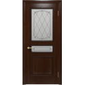 Межкомнатная дверь Status Doors Interia Вена бруно со стеклом
