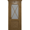 Межкомнатная дверь Status Doors Royal Cross Петергоф дуб натуральный со стеклом