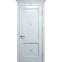Межкомнатная дверь Status Doors Royal Cross Петергоф дуб белоснежный глухая