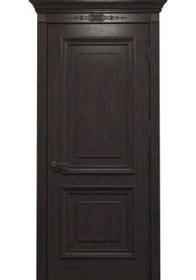 Межкомнатная дверь Status Doors Людовик дуб мореный глухая