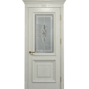 Межкомнатная дверь Status Doors Людовик дуб слоновая кость со стеклом
