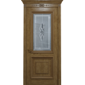 Межкомнатная дверь Status Doors Grand Elegance Людовик дуб натуральный со стеклом