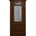Межкомнатная дверь Status Doors Людовик дуб королевский со стеклом