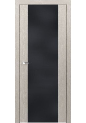 Міжкімнатні двері Rodos Modern Flat капучіно тріплекс чорний