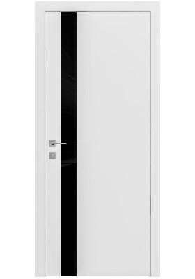 Межкомнатная дверь Rodos Loft Berta V вставка черный глянец