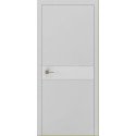 Межкомнатная дверь Rodos Loft Berta G вставка белый матовый