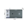 Розумний дверний замок невидимка seven lock sl-7709