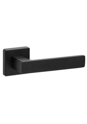 Дверная ручка System Fosil 124 RO11 AL6 черный матовый