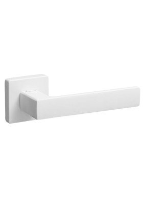 Дверная ручка Fosil 124 RO11 AL315 белый матовый