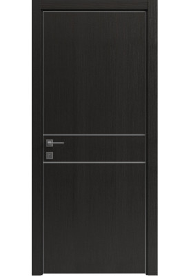 Міжкімнатні двері Rodos Modern Flat-01 венге шоколадний з молдингом