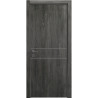 Межкомнатная дверь Rodos Modern Flat-01 дуб шале графит с молдингом
