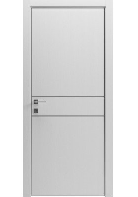 Купить Міжкімнатні двері, ПВХ двері - Міжкімнатні двері Rodos Modern Flat-01 каштан білий з молдингом в Одессе Міжкімнатні двері Rodos Modern Flat-01 каштан білий з молдингом