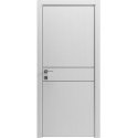 Міжкімнатні двері Rodos Modern Flat-01 каштан білий з молдингом