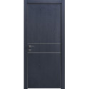 Міжкімнатні двері Rodos Modern Flat-01 сосна браш кобальт з молдингом