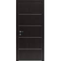 Міжкімнатні двері Rodos Modern Flat-03 венге шоколадний з молдингом