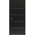Межкомнатная дверь Rodos Modern Flat-03 венге шоколадный с молдингом