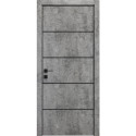 Межкомнатная дверь Rodos Modern Flat-03 серый мрамор с молдингом