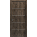 Міжкімнатні двері Rodos Modern Flat-03 акація темна з молдингом